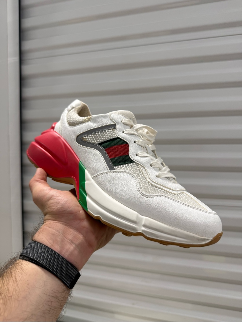 Gucci Rhyton Epilogue Mesh Sneakers SZ 9.5 US